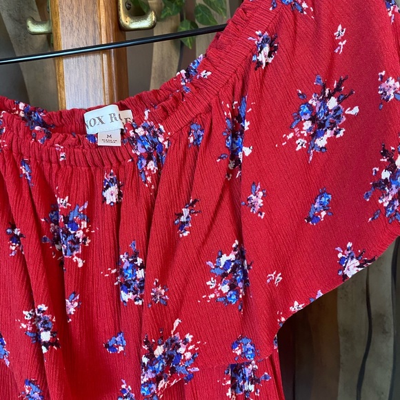 Knox Rose Women’s Red Boho Dress, size medium - Picture 2 of 5